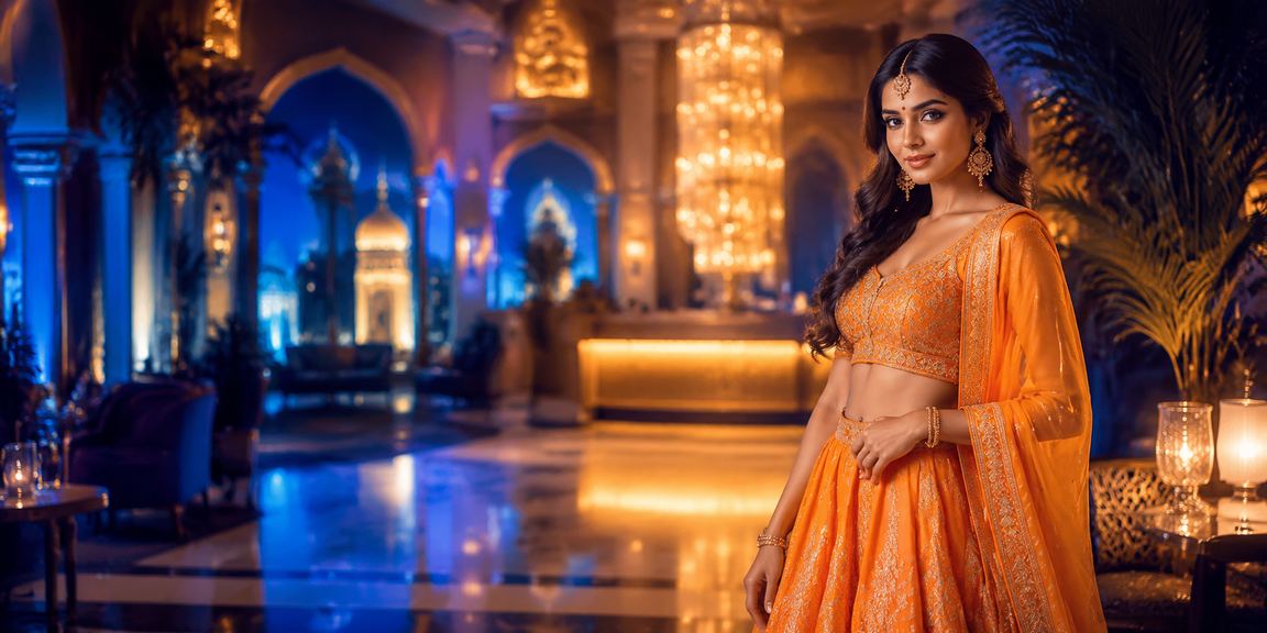 Nighttime casino and Bollywood themed entertainment in Lucknow old city
